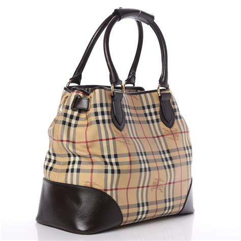 burberry vintage check large tote|Burberry haymarket tote medium.